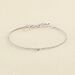 Link bracelet OURSE - Crystal / Silver - All bracelets  | Agatha