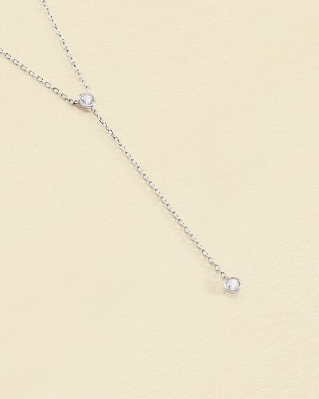 Choker necklace BRILLANT - Crystal / Silver - All jewellery  | Agatha