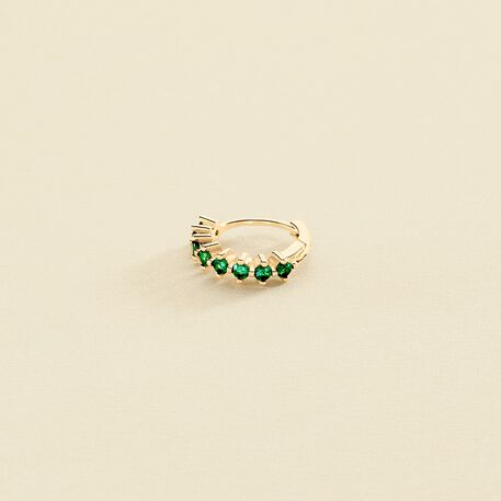 Hoop piercing RADIANTE - Green - All jewellery  | Agatha