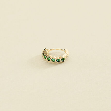 Hoop piercing RADIANTE - Green - All jewellery  | Agatha