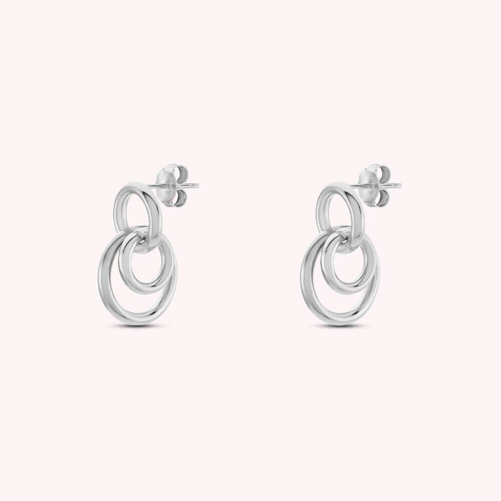 Stud earrings TELES - Silver - Outlet  | Agatha