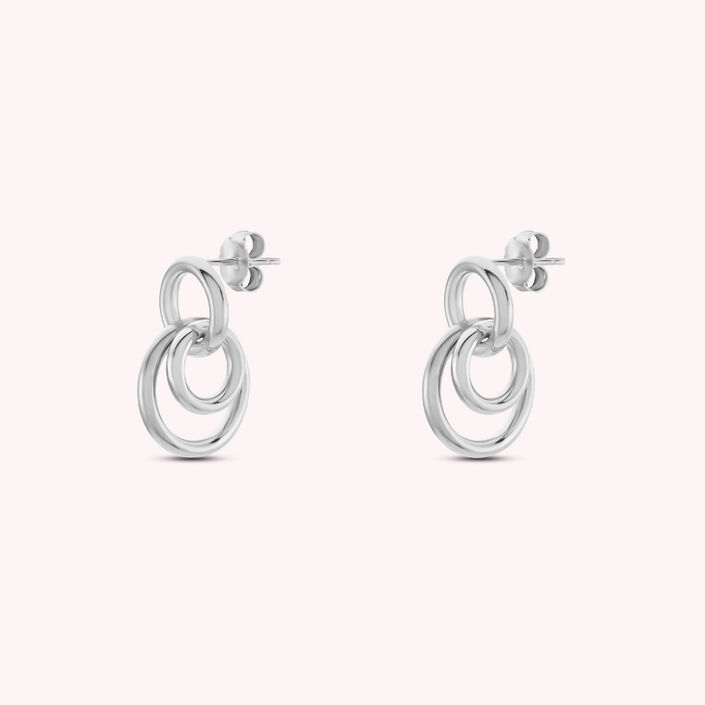 Stud earrings TELES - Silver - All earings  | Agatha