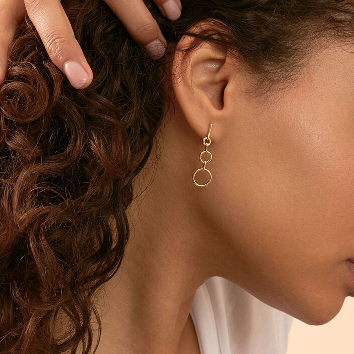 Long earrings PHILRING - Golden - All earings  | Agatha