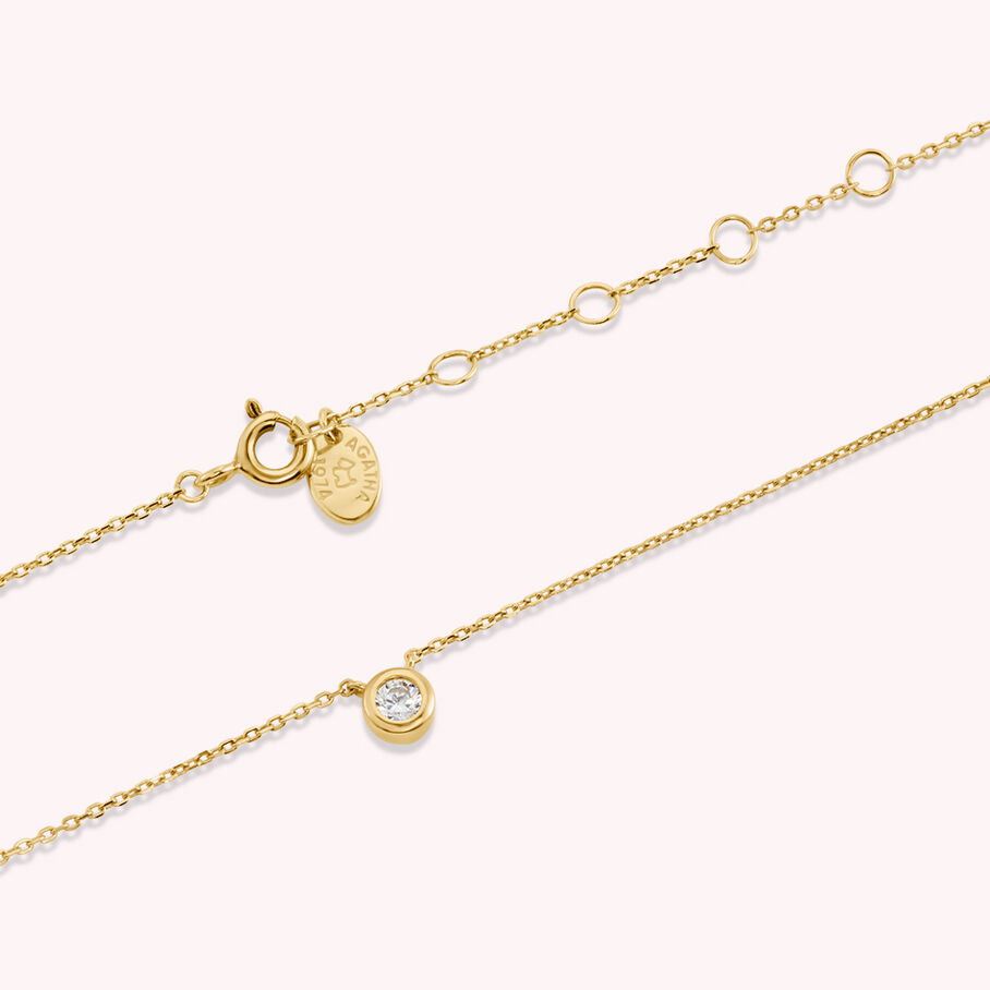 Choker necklace BRILLANT - Crystal / Gold - All jewellery  | Agatha