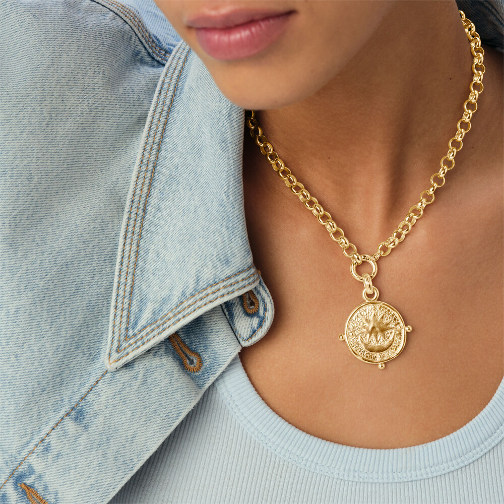 Long necklace PANGEA - Golden - Long necklace  | Agatha