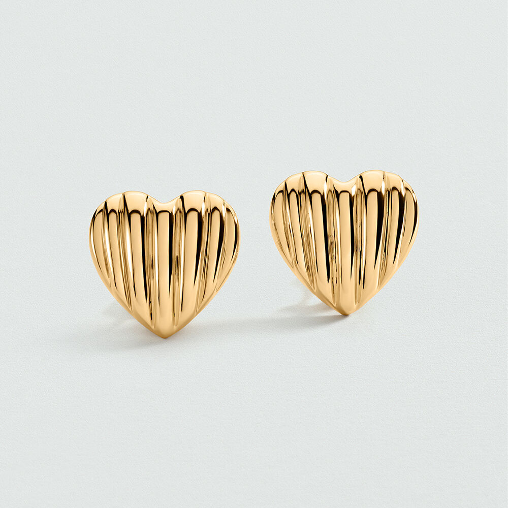 Clip earrings SACR&Eacute; C&OElig;UR - Golden - Clip earrings  | Agatha