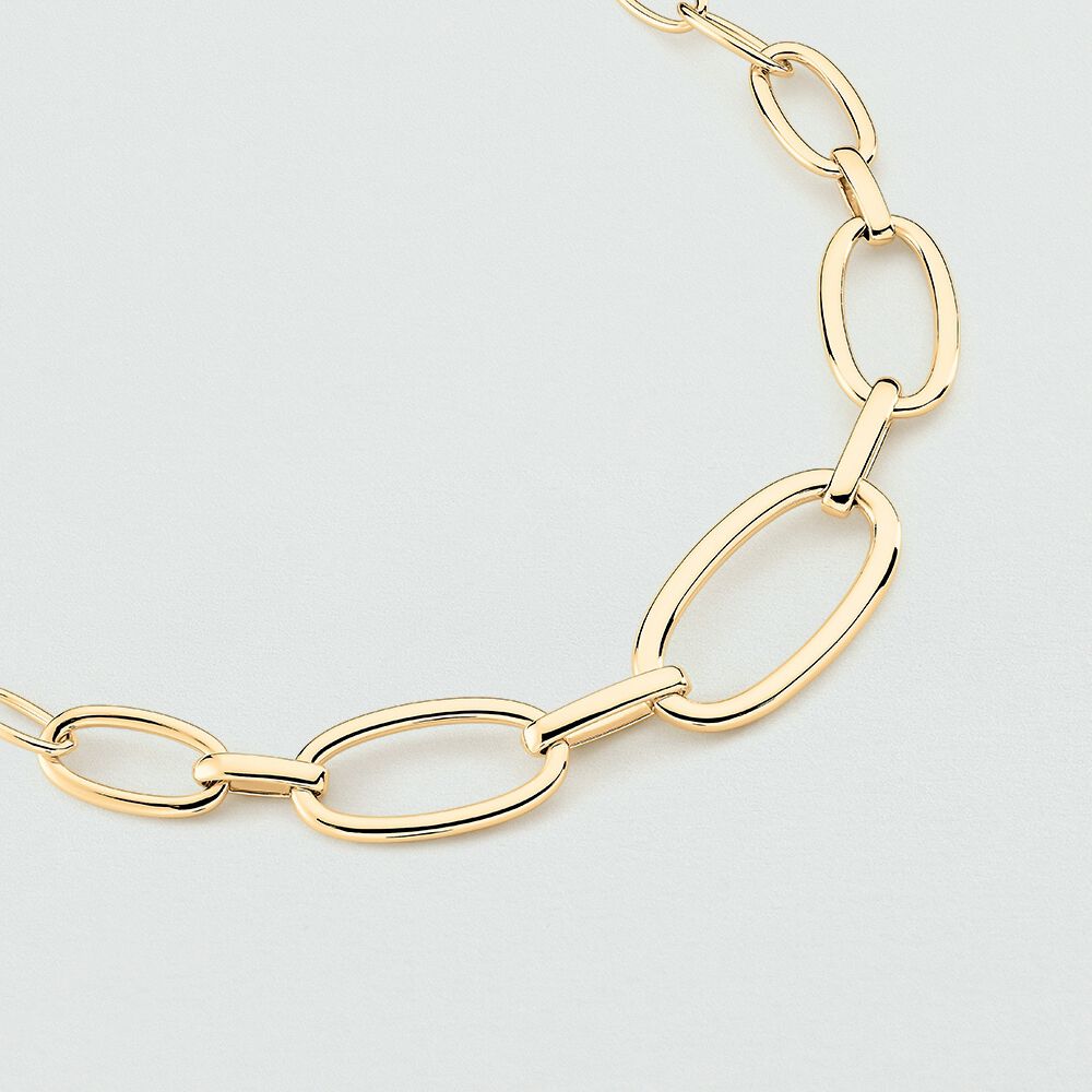 Choker necklace CHAIN - Golden - Choker necklace  | Agatha