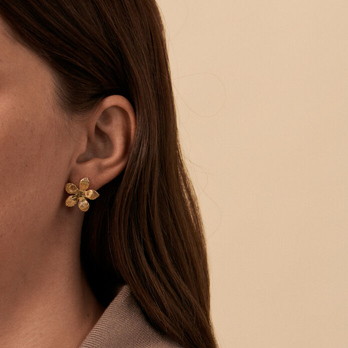 Stud earrings GOLDEN - Golden - All earings  | Agatha