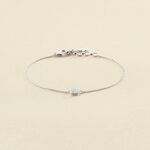 Link bracelet GLORIA - Crystal / Silver - All bracelets  | Agatha