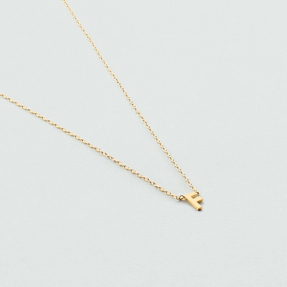 Choker necklace ABC - Golden - Choker necklace  | Agatha