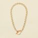 Choker necklace LENNON - Orange / Gold - All jewellery  | Agatha
