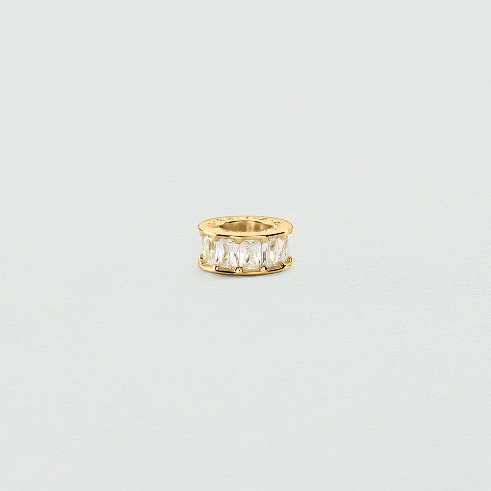Pendant LUCKY - Crystal / Golden