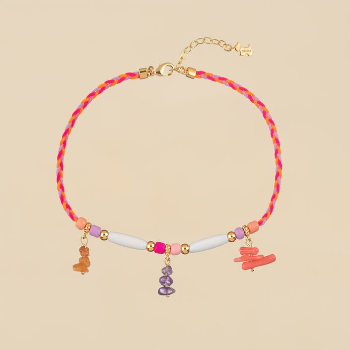 Ankle chain RODEO - Multicolor / Gold - All jewellery  | Agatha