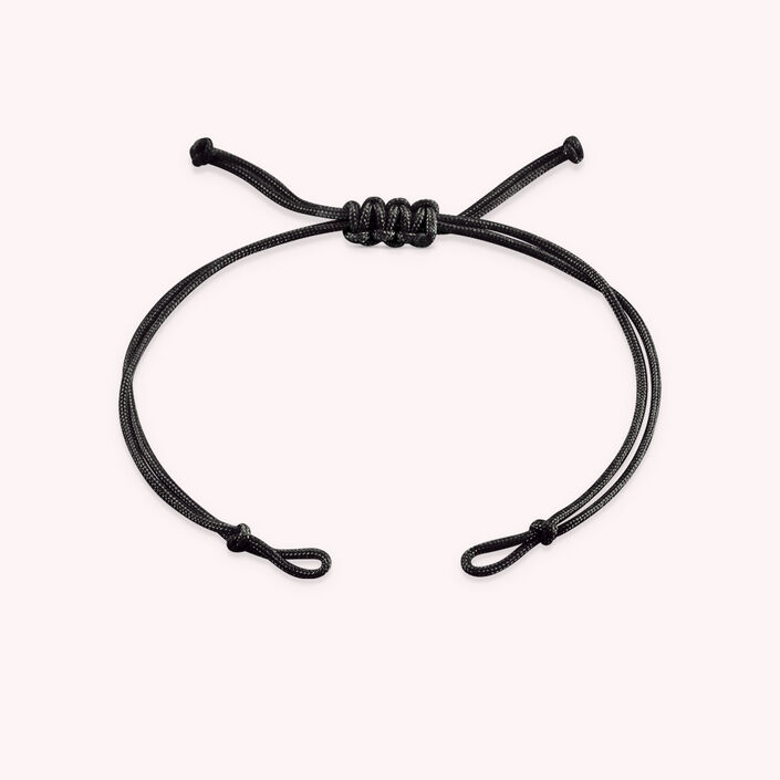 Cord bracelet CORDONLY - Black - All bracelets  | Agatha