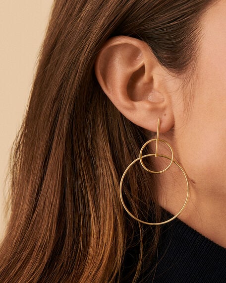 Long earrings CASSINI - Golden - All earings  | Agatha