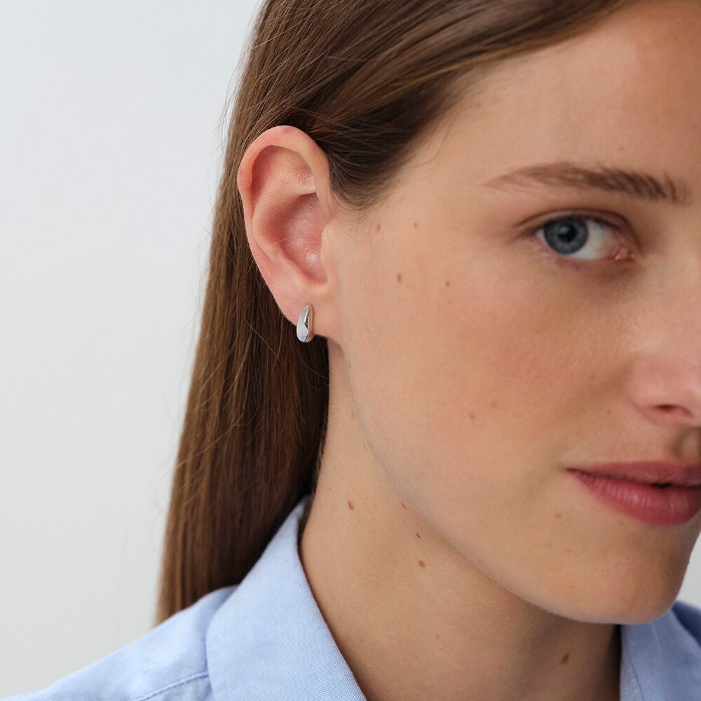 Hoops MABILLON - Silver - Earrings  | Agatha