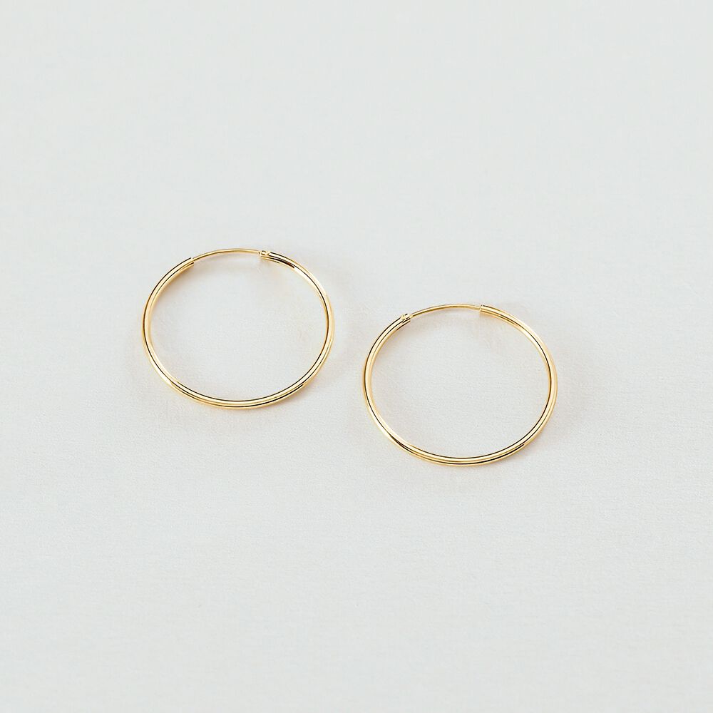 Hoops CREOLA - Golden - Earrings  | Agatha