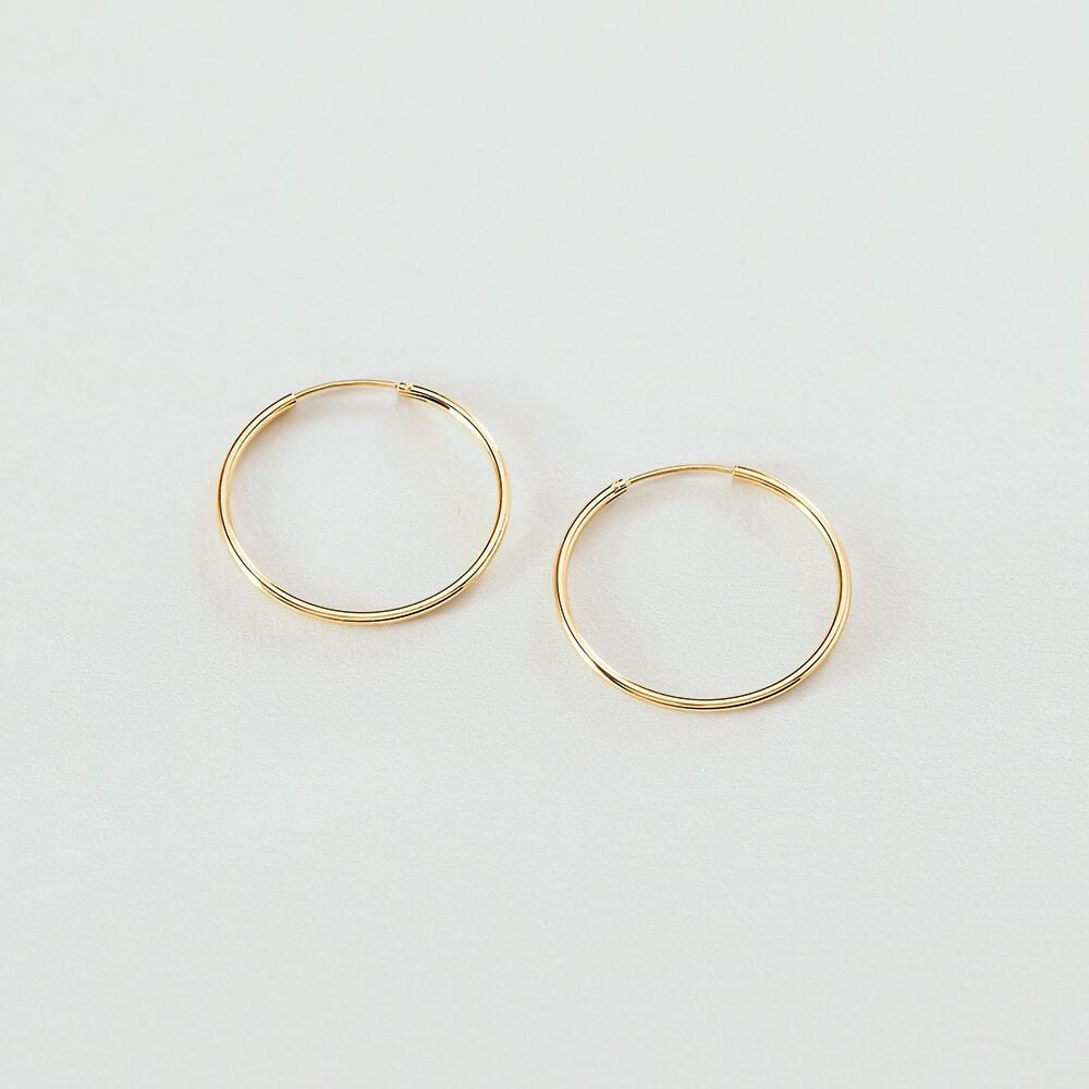 Hoops CREOLA - Golden - Earrings  | Agatha