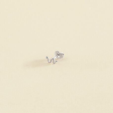 Piercing stud VIPER - Silver - All jewellery  | Agatha