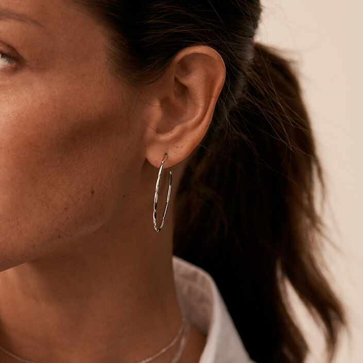 Hoops RADIEUX - Silver - All jewellery  | Agatha