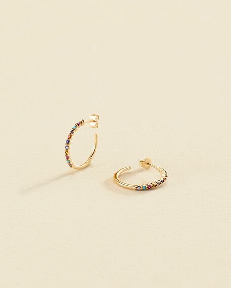 Hoops BELOVED - Multicolor / Gold - All jewellery  | Agatha