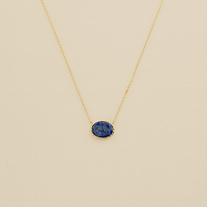 Mid-length necklace ATMA - Lapis/ blue - All jewellery  | Agatha