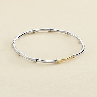 Link bracelet BAMBOO - Silver / Gold - 13:01  | Agatha