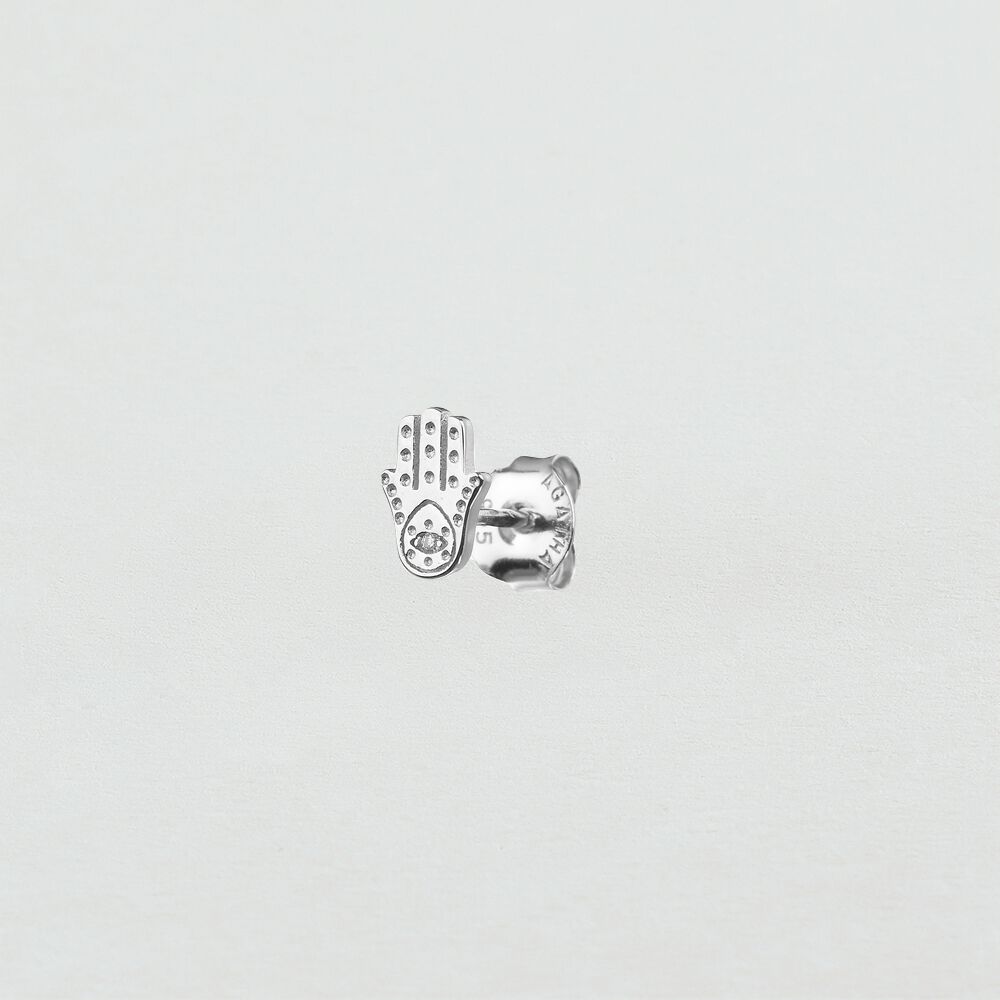 Piercing stud FATMA - Crystal / Silver - Outlet  | Agatha