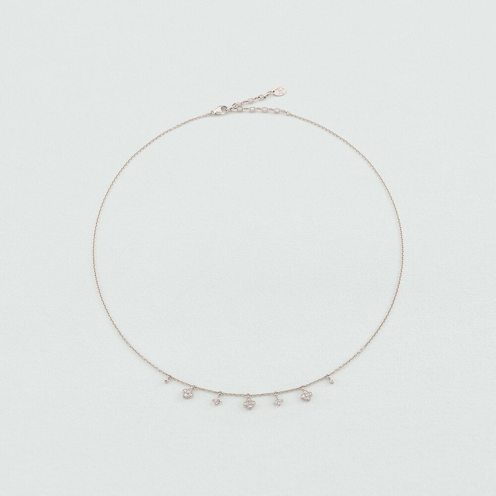 Choker necklace BELOVED - Crystal / Silver - Beloved  | Agatha