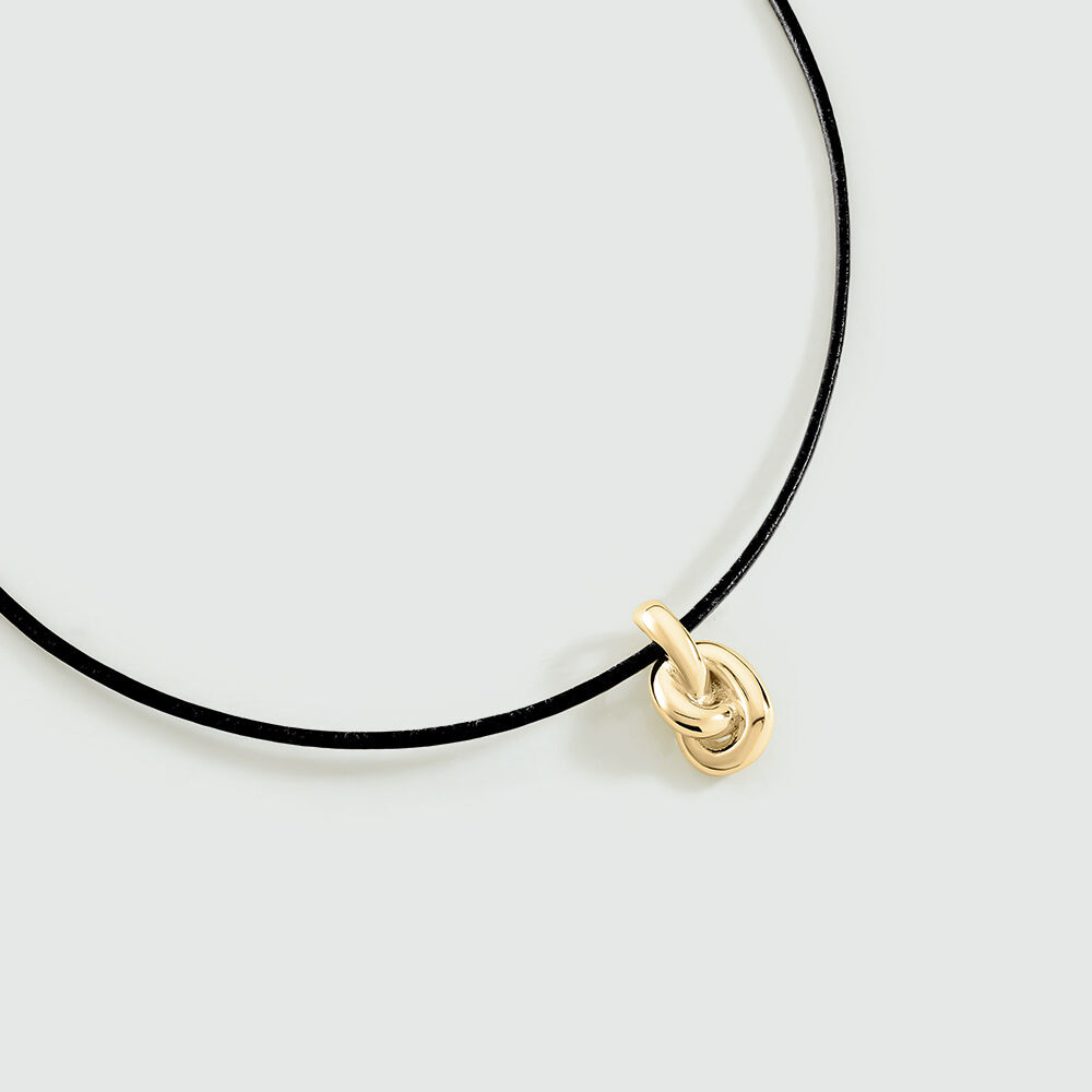 Choker necklace LOULOU - Black / Gold - Choker necklace  | Agatha