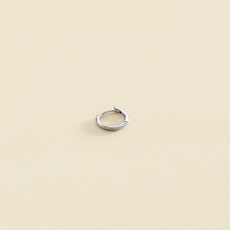 Hoop piercing DENTADO - Silver - All jewellery  | Agatha