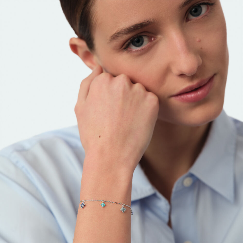 Link bracelet BELOVED - Multicolor / Silver - Bracelets  | Agatha
