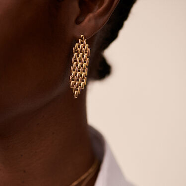 Long earrings MINUIT - Golden - All earings  | Agatha