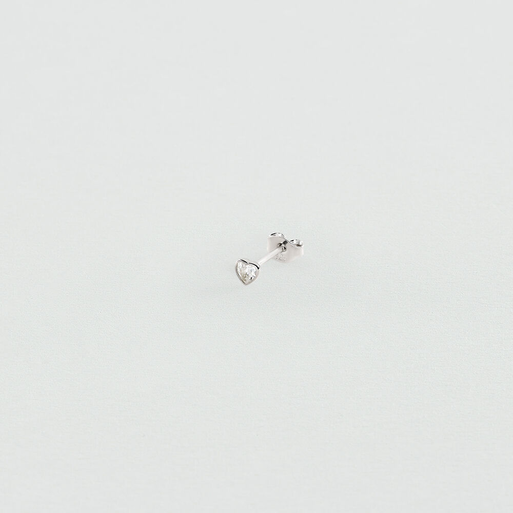 Piercing stud MIX& MATCH - Crystal / Silver - Genuine silver  | Agatha