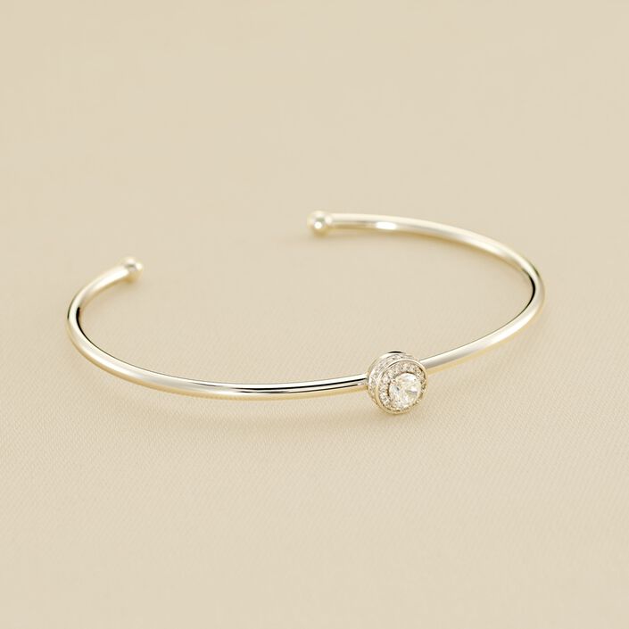 Bangle IMPERIAL - Crystal / Silver - All bracelets  | Agatha