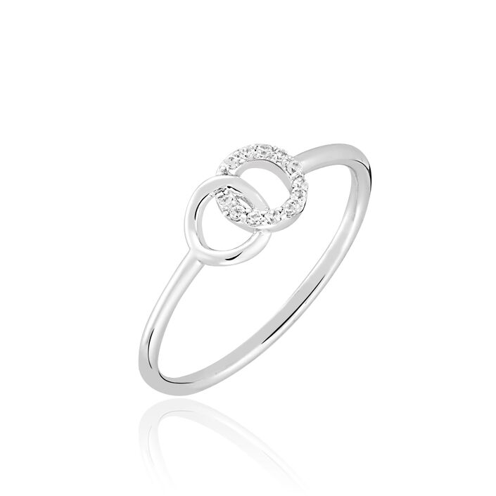Thin ring RONDOU - Crystal / Silver - All jewellery  | Agatha