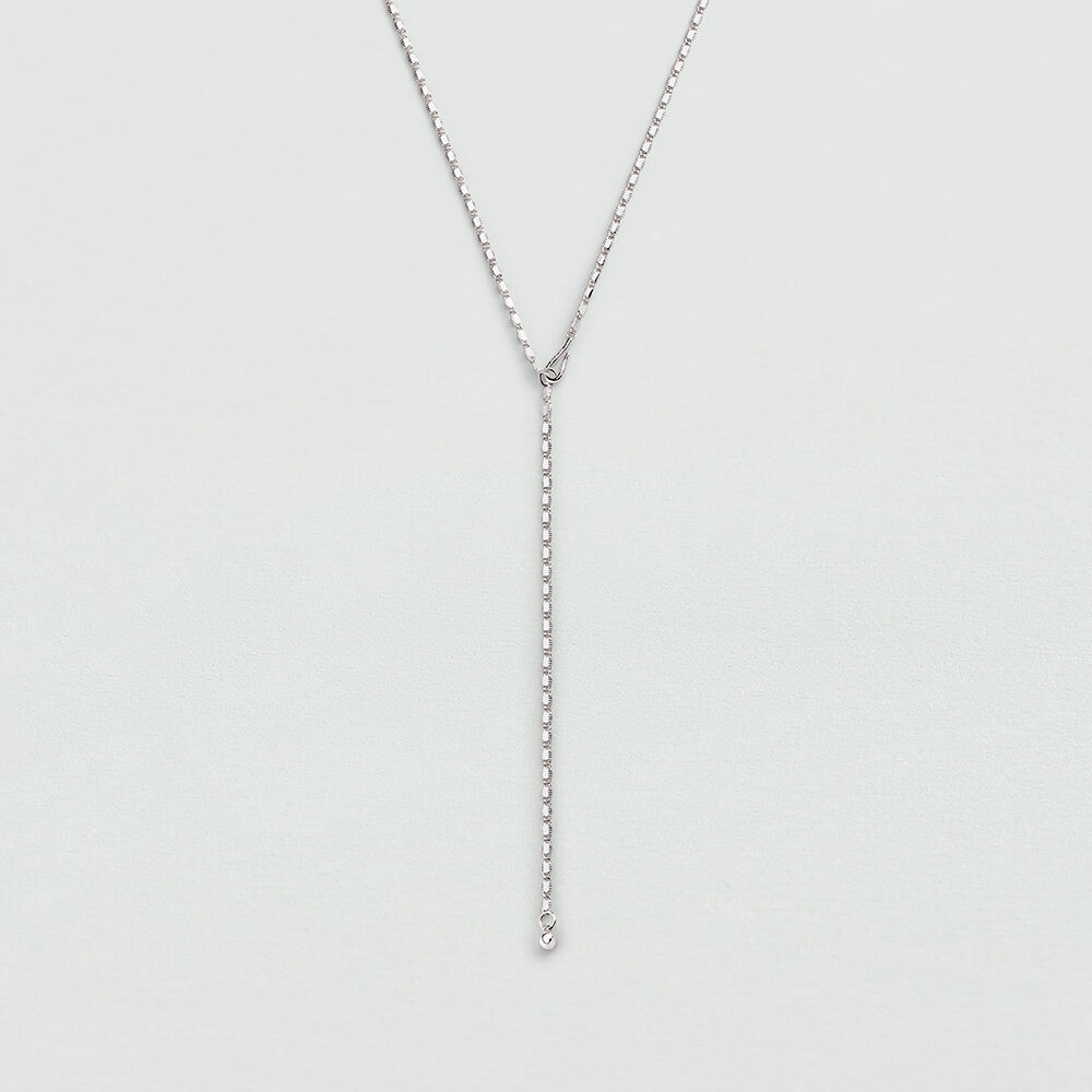 Long necklace JUSSIEU - Silver - Long necklace  | Agatha