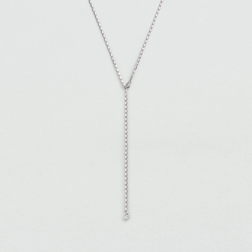 Long necklace JUSSIEU - Silver - Long necklace  | Agatha