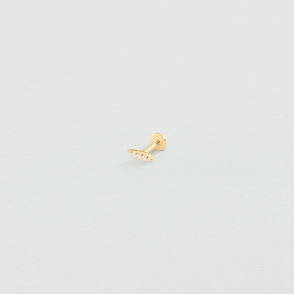 Piercing stud MIX & MATCH -  - Genuine silver  | Agatha