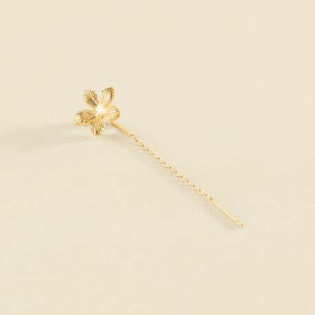 Piercing stud BLOOMY - Golden - All jewellery  | Agatha