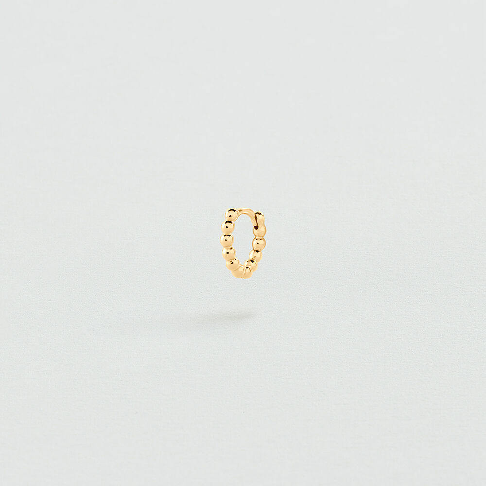Single hoop earring MIX & MATCH - Golden - Earrings  | Agatha
