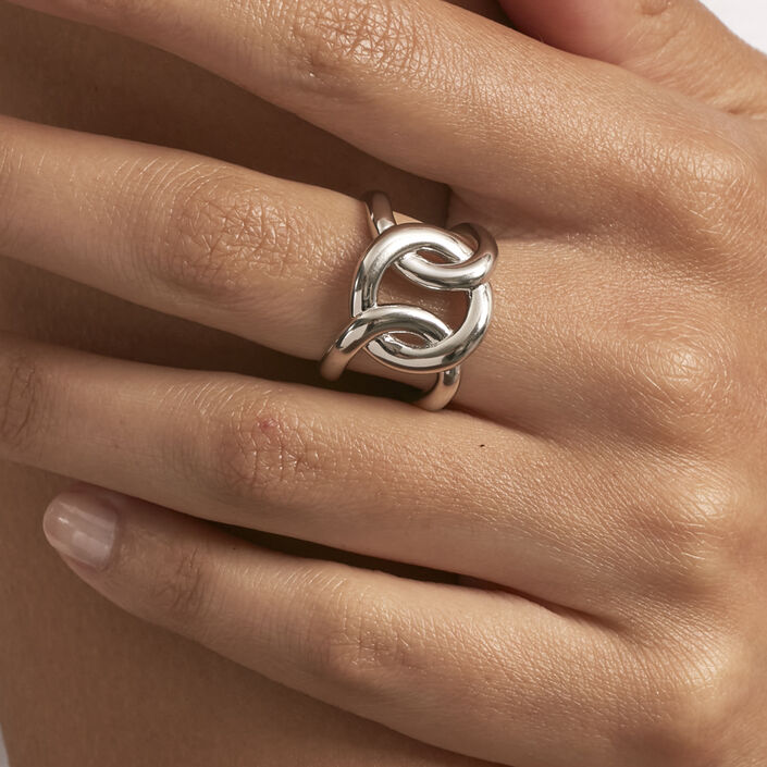 Ajustable ring ICONIQUE - Silver - Ajustable ring  | Agatha