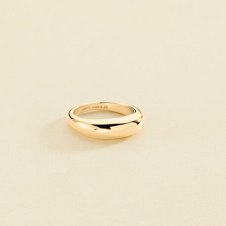 Thin ring LEO - Golden - All jewellery  | Agatha