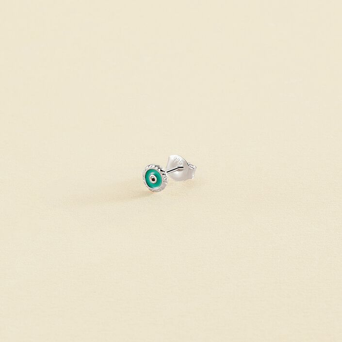 Piercing stud MIX& MATCH - Blue / Silver - All jewellery  | Agatha