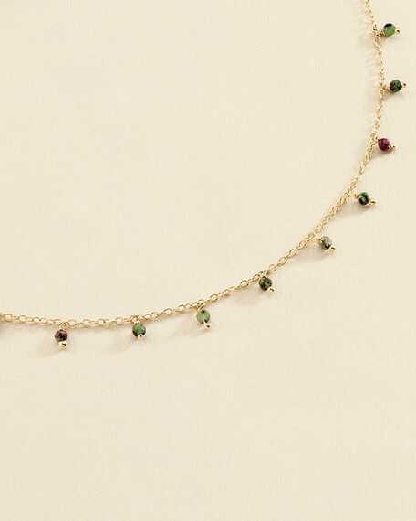 Choker necklace DANGLE - Green - All jewellery  | Agatha