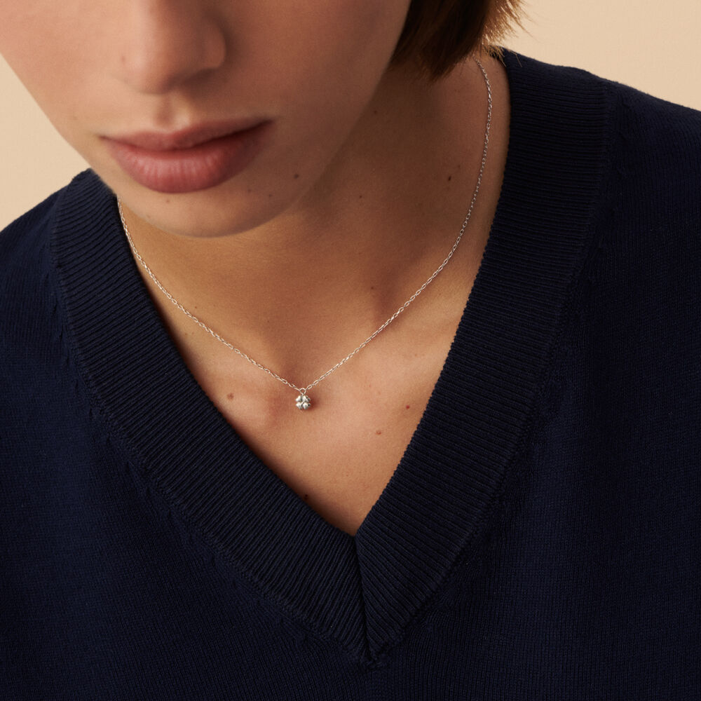 Choker necklace FELICITE - Silver - Choker necklace  | Agatha