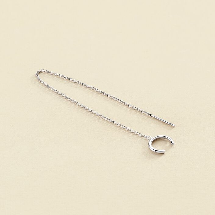 Ear cuff ROLLING - Silver - All jewellery  | Agatha