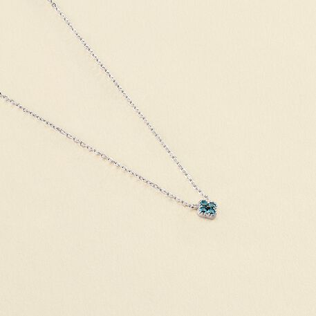 Choker necklace BELOVED - Turquoise / Silver - All jewellery  | Agatha