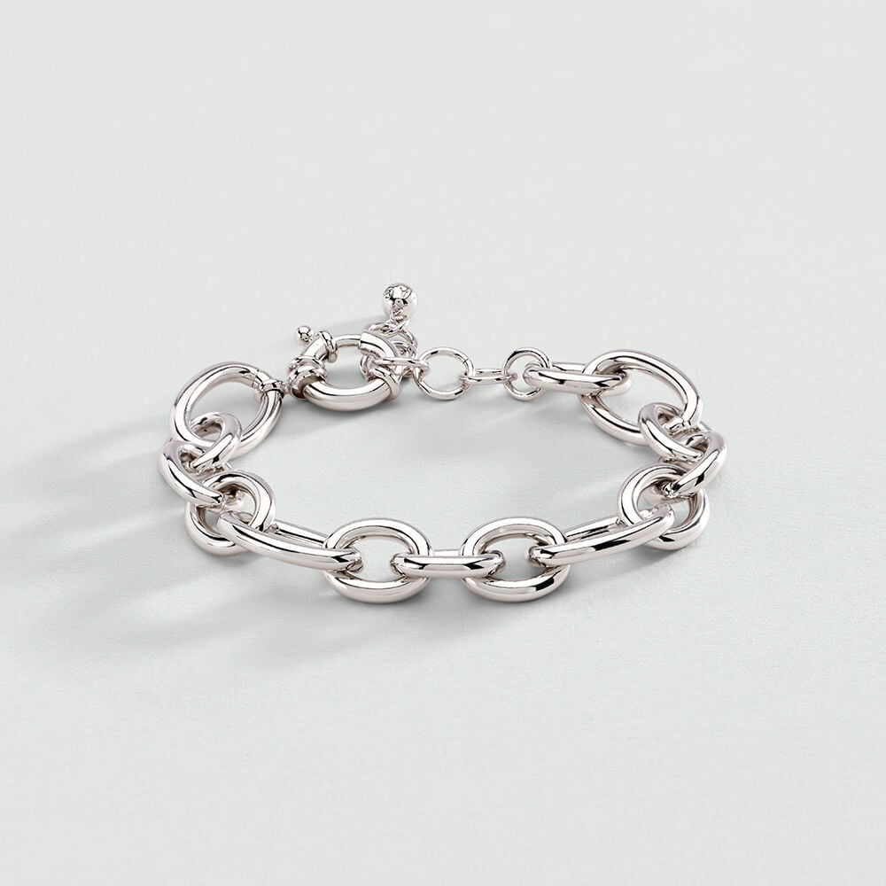 Link bracelet LEA - Silver - Bracelets  | Agatha