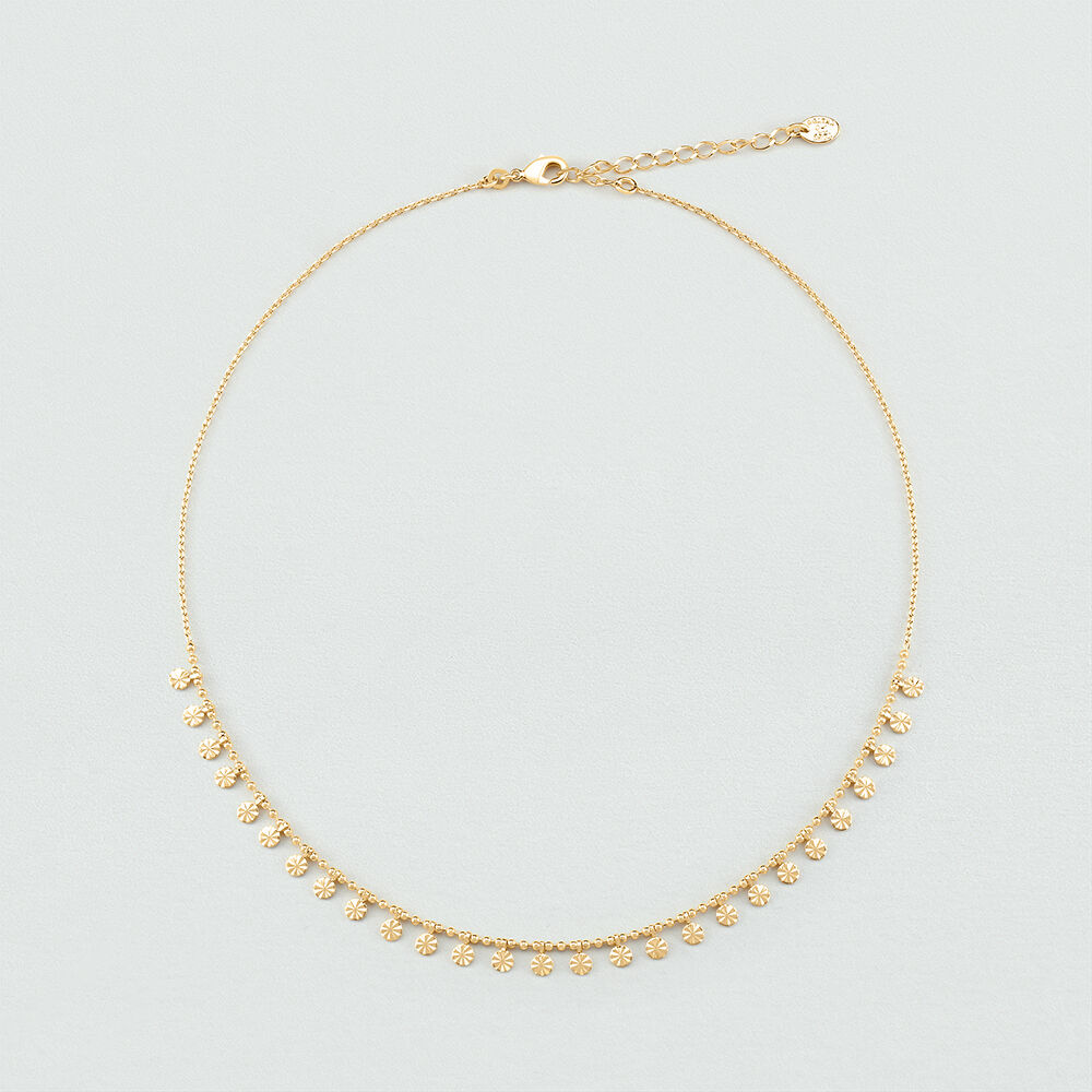 Choker necklace ARIEL - Crystal / Golden - Choker necklace  | Agatha